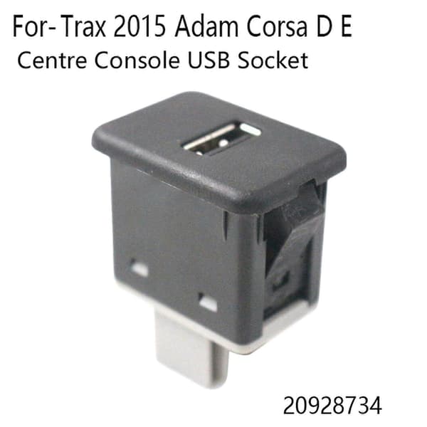 Bil USB-port midterkonsol USB-stik til - 2015 Opel Adam Corsa D E 20928734