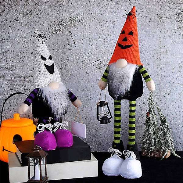 Teleskopiska ben Halloween Gnome Svenska dvärgar Skandinaviska figurin prydnader Style 2