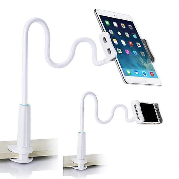 Tablet Stand Holder, Monteringsholder Clip Med Fleksibel Lang Arm