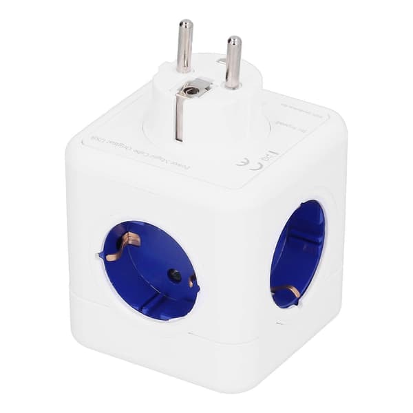 EU-stikkontakt multifunksjonelle porter USB-utgang strømplugg trådløs stikkontaktforlengeradapter EU-plugg AC250V