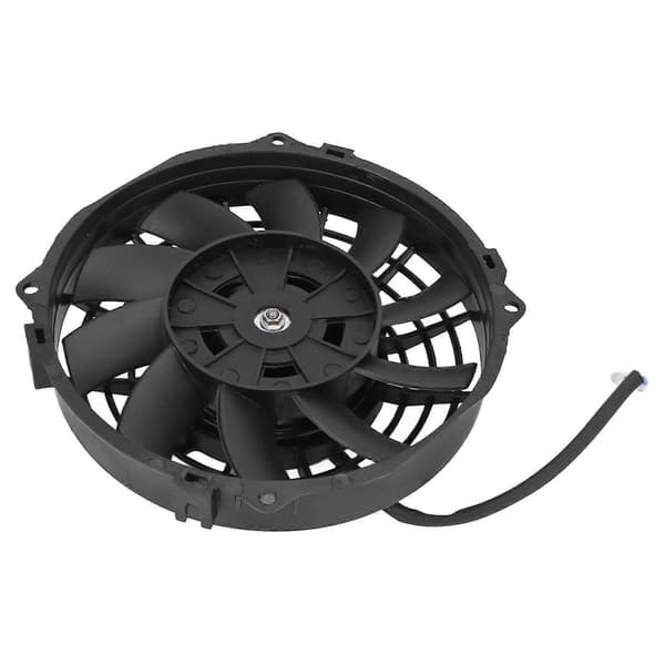 7 tommers svart universell elektrisk radiator kjølevifte 10 blader slank vifte push pull DC 12V for biler