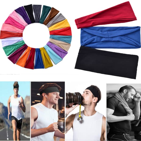 #Grønn treningshodeband turban#