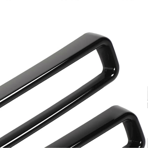 Front Grill Grille Inserts Guards Cover Trim Erstatning til Dodge Challenger 2015 til 2020 Blank Sort