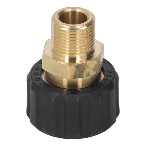 Højtryksrenser Adapter Pistol Slangeforbindelse 5000PSI Reservedele Tilbehør Han G3/8 til Hun M22 14mm