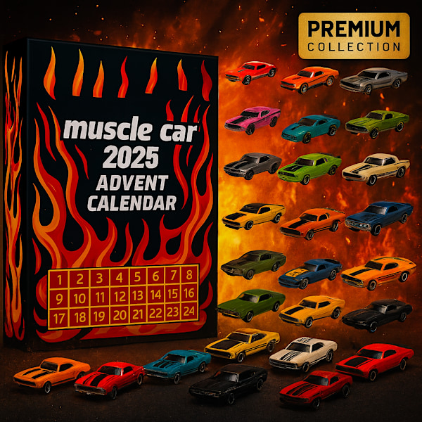 Hot Wheels Bil Julekalender 2025