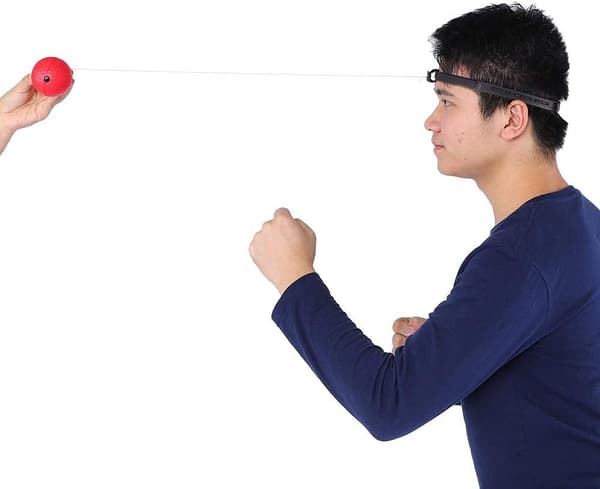 Reflex Boksing Ball Boksing Trening Hastighet ??Ball med Hodebånd for