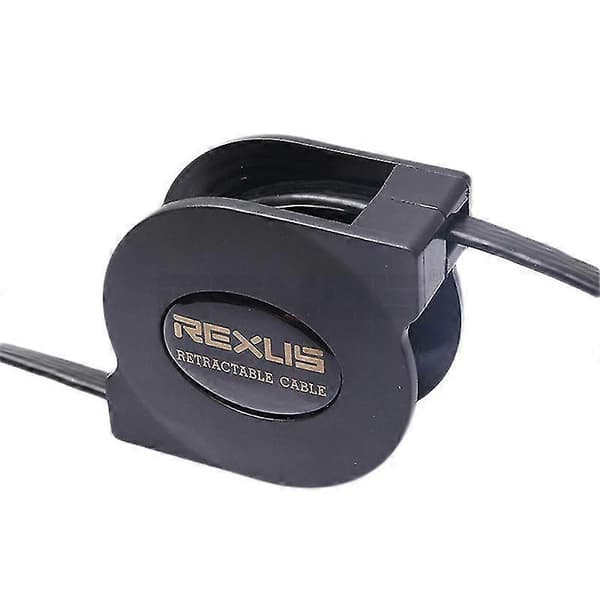 REXLIS 5FT Cat7 RJ45 LAN-kabel Justerbart Udtrækkeligt Ethernet-kabel Fladt Internet Netværkskabel til
