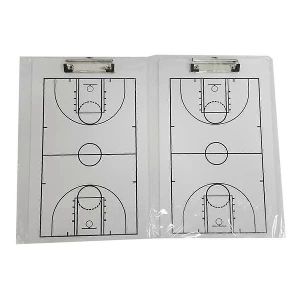 Coach Board Dry Erase Coaching Board Dobbeltsidet Design Strategitavle Whiteboard til Basketball