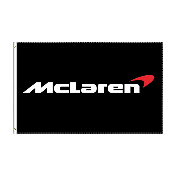 3x5 Ft Mclaren Bilflagga Polyester Tryckt Bil Racing Banner För Dekor A 90x150cm