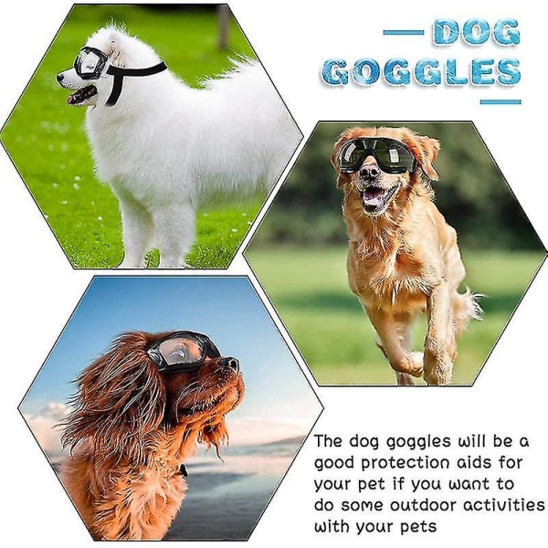 Hundglasögon Liten ras, UV-skydd hundsolglasögon
