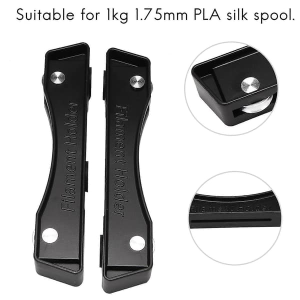 3D-printer Filament Spoleholder med Leje Design Montering Stativ Beslag til /abs/nylon/træ/tpu/andre 3d