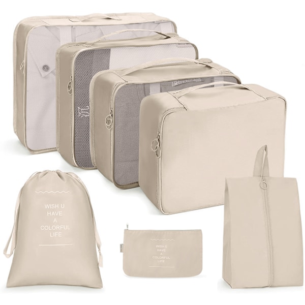 Packkuber för resväska 7 st/set Resepackkuber qd