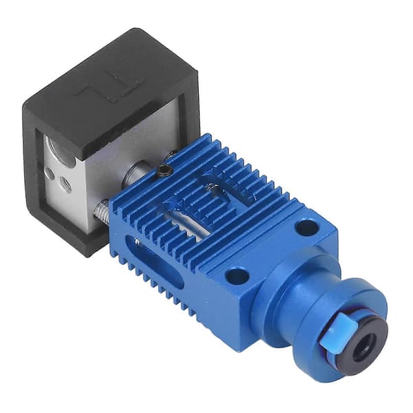 Ekstruder Hotend Kit Aluminiumlegering Messing Ekstruder Hotend til Ender 3 S PRO 3D-printer Blå