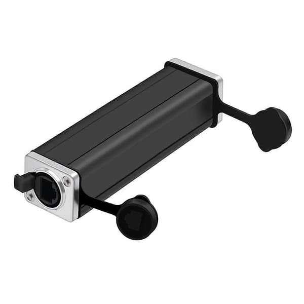 Vandtæt RJ45 8P8C Ethernet-stik Hun til Hun Jack Netværk Lige Koblinger Panelmonterede Fatninger Adapter(C)