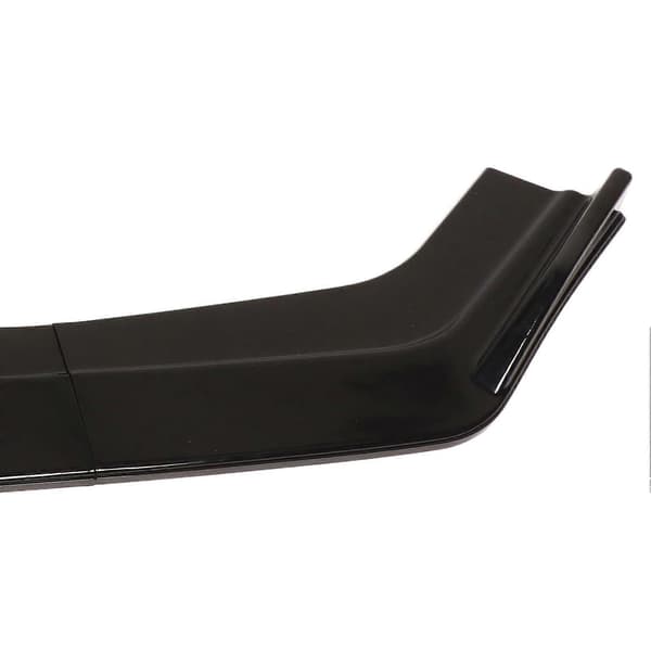 4 STK Front Bumper Leppe Separator 165cm Lys Svart Bumper Leppe Diffuser Splitter Universell Erstatning For Accord