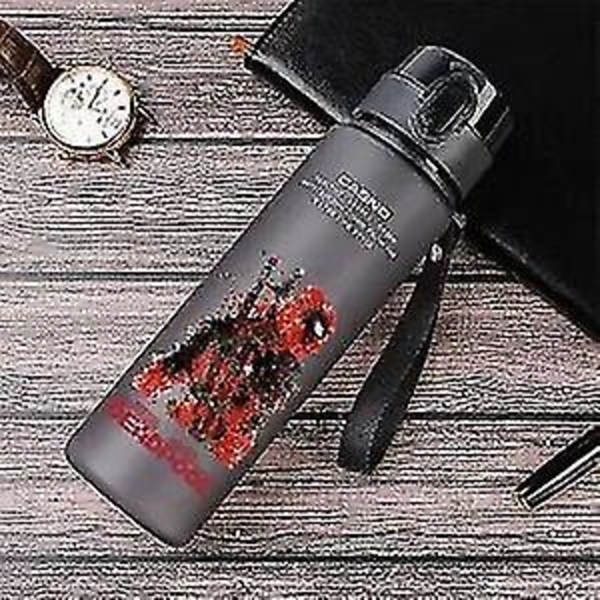 Spiderman Hulk Anime Vattenflaska Iron Man Captain America Pojkar Cartoon Plast Drickkoppar Barn Vuxna Vattenglas 560ml 17