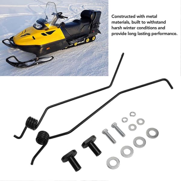 Snøscooter Is Snø Skrapere Kit 4E565768 Universal Passform Snøskrape Erstatning for Polaris