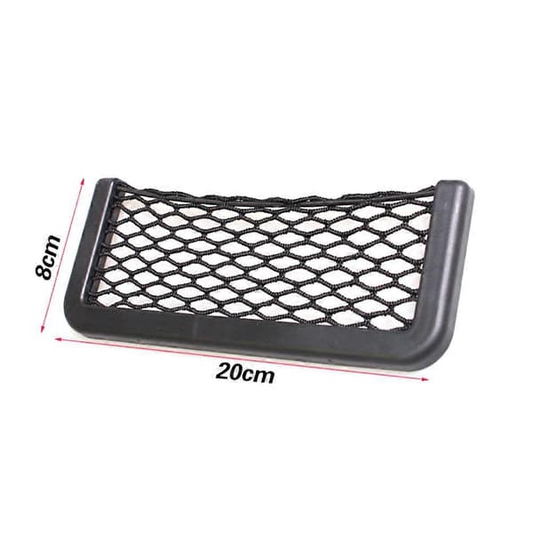 Bil Opbevaringspose Elastisk Fleksibelt Mesh Bag Bagagerum Opbevaringsorganisator Net SUV Auto Tilbehør