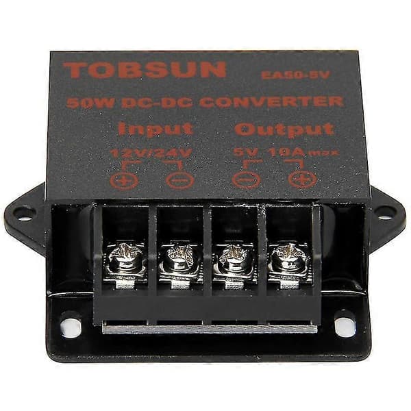 24v/12v til 5v 10a 50w Bil LED Reklameskjerm Strømforsyning Strømomformer DC Transformator