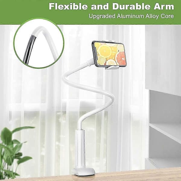 Tablettställ, Monteringshållare med Klämma och Flexibel Lång Arm