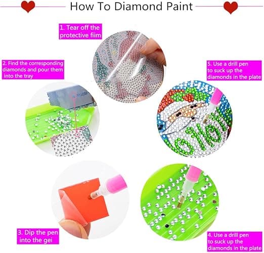 Diamantbroderi-underlag DIY Diamantmaleri-underlag Trekopp