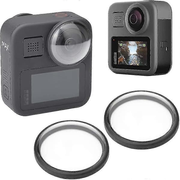 4 Pakker Kompatible med GoPro Max Beskyttelseslinser