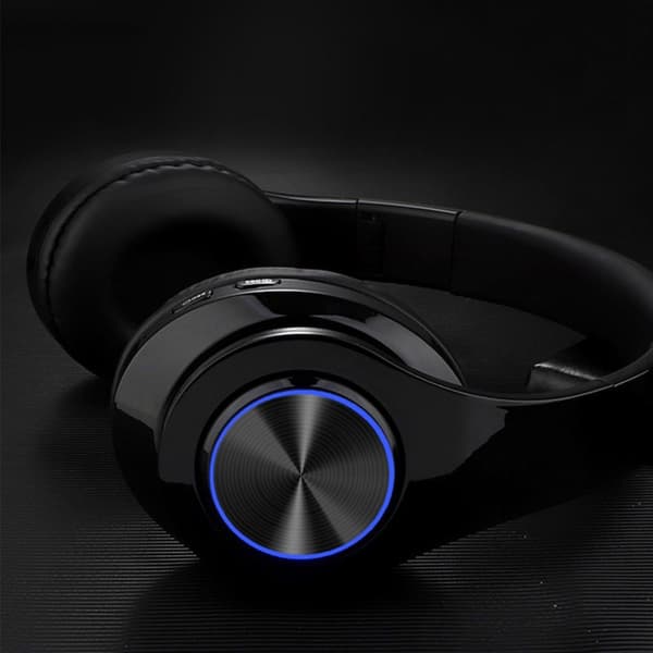 #Bluetooth-hörlurar över öronen över öronen spelheadset#