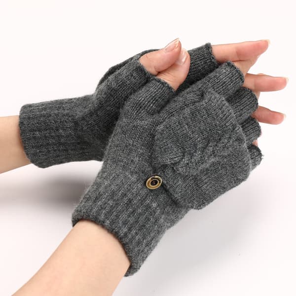 #Strikkede handsker foldbare vanter foldbare handsker med varme#