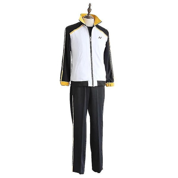Re: Zero Natsuki Kostym Subaru Kara Hajimeru Isekai Seikatsu Cosplay Japansk Anime Skoluniform Sportdräkt Sportkläder M