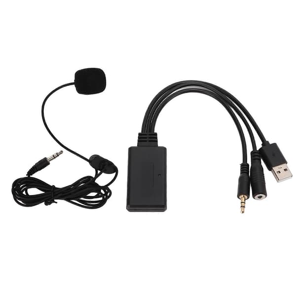 Bil Bluetooth Aux-kabel Mikrofon Handsfree-adapter Ersättning för Cooper Z4 E60 E63 E64 E66 E81 E90