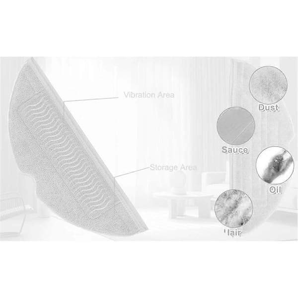 Til S7 Maxv Ultra S7 Pro Ultra Højhastighedsrensebørste med moppepude vaskbar til moppedock selvrensende