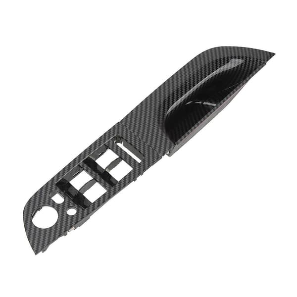 Vindusbryter Armlene Panel Førerside Dør Innerpanel for 3-serie E90 Sedan LCI 2009 til 2011 Karbonfiberstil