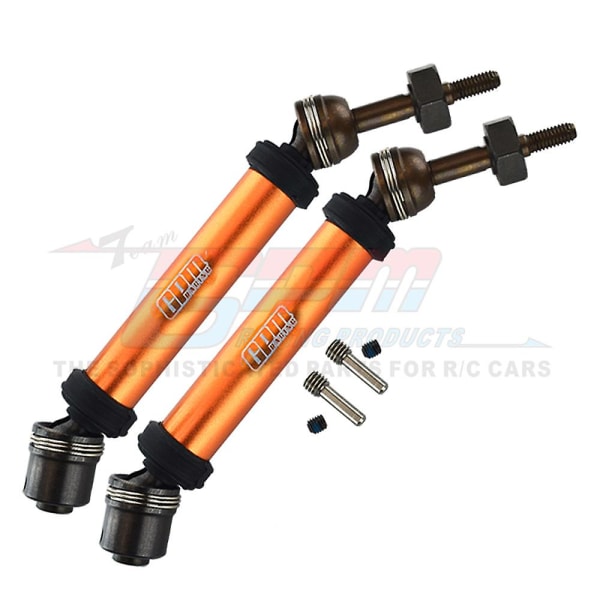 Gpm Metal Bakre Cvd Drivaxel Universalkoppling 6852a 6852r För Traxxas 1/10 Rustler Hoss Stampede 4x4 Vxl Rc Bil Uppgradering Delar Orange