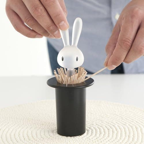 Magic Bunny - Design tandpetshållare i termoplastisk harts, B
