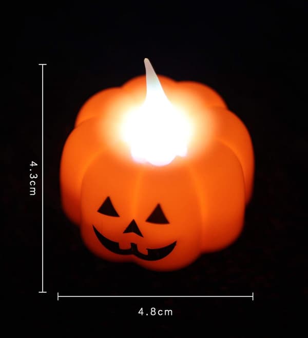 Pumpa värmeljus ljus 12-pack - batteridriven