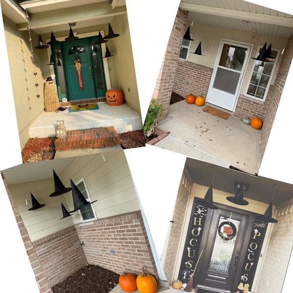 12 KPL Halloween noitahatut Noita-asun tarvikkeet, musta noitahattu