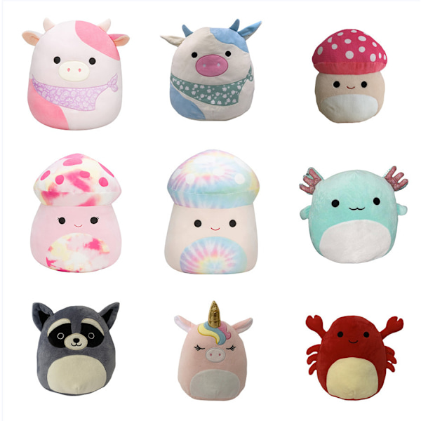 Squishmallows Nicole Caticorn, 19 cm monivärinen qd