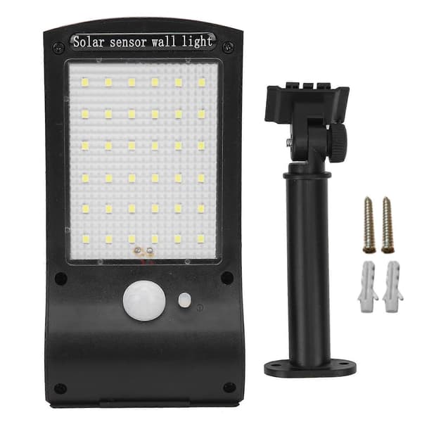 36LED Væg Solar Lampe Udendørs Bevægelsessensor Lys Tilbehør til Garage Have