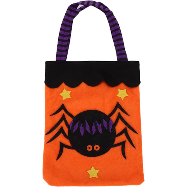 Halloween Non Woven Väskor Spider Goodie Toes