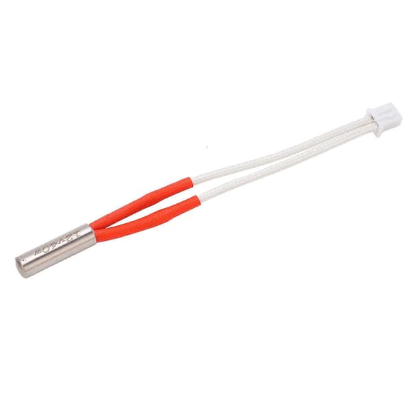 5 stk. varmepatron 3D-printeropgradering til ekstruder Hotend 40W 100K termistor varmestang DC12V (80 mm kabellængde)
