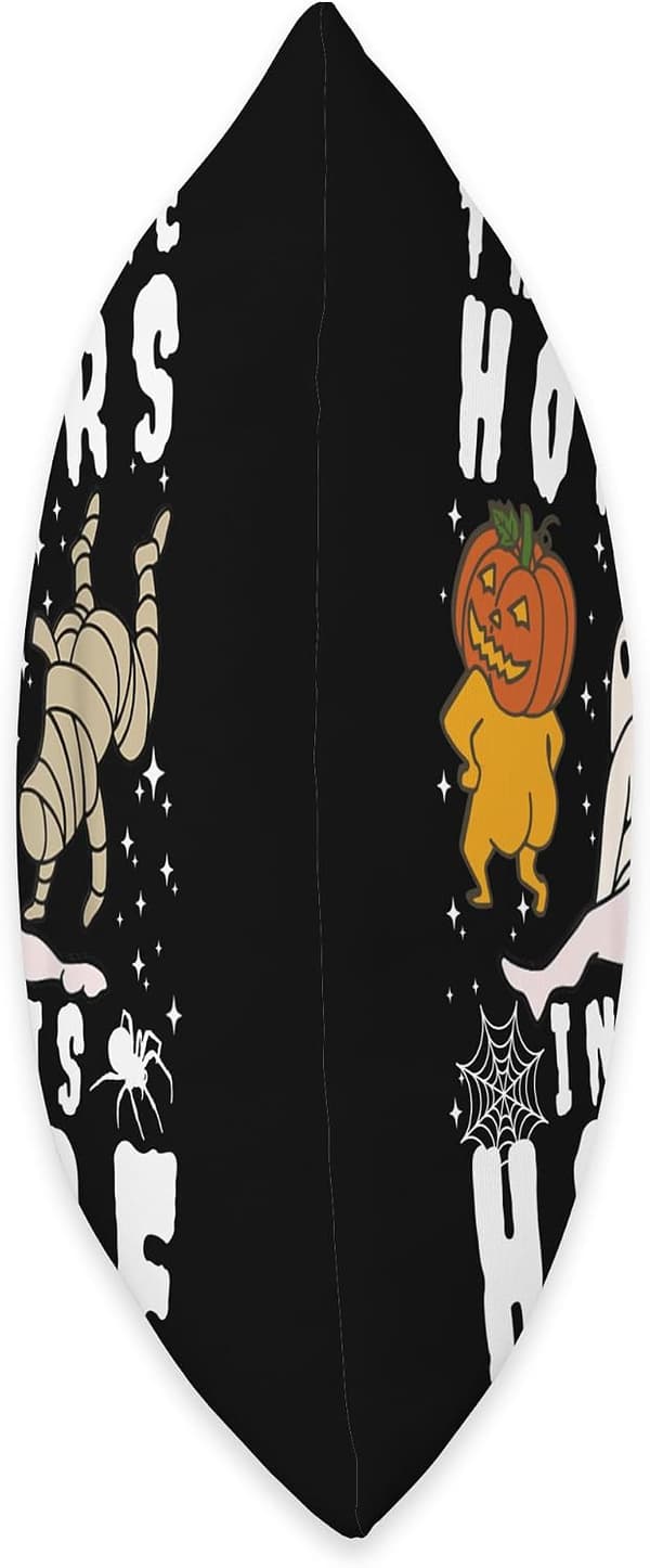 Der er nogle rædsler i dette hus Ghost Pumpkin Halloween Pude
