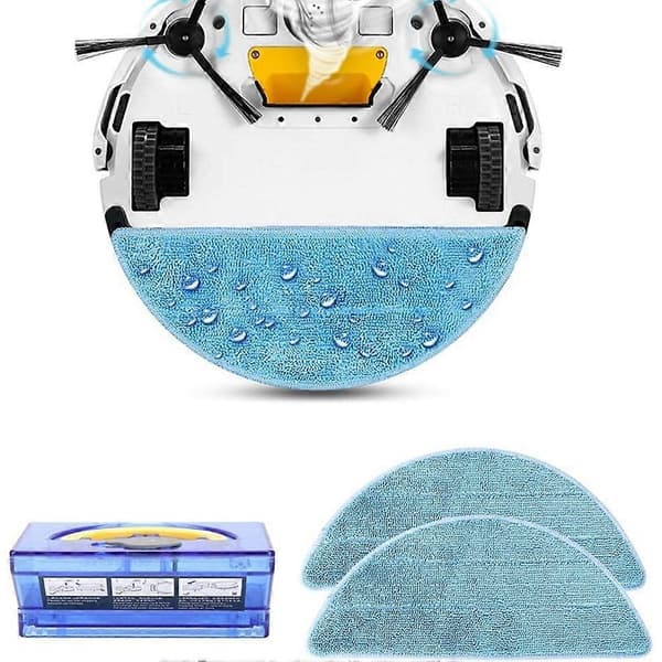 Vattenbehållare för V3 V5s X5 V5s Pro Robotdammsugare Reservdelar Vattentank med Moppduk