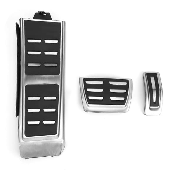 3 STK Gassbrems Hvilepedal Rustfritt Stål Erstatning for A4 B8 /S4RS4 LHD Automatgir 2008-2015