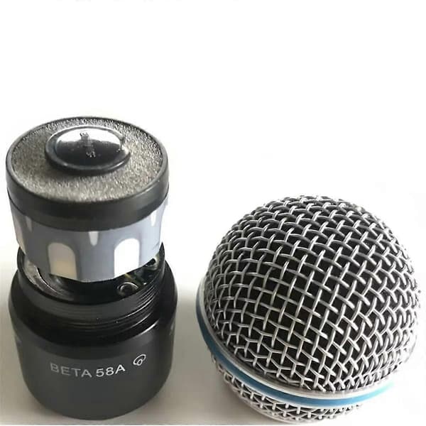 1 stk BETA58A mikrofonhode mikrofonkapsel erstatning for BETA58A trådløs mikrofonkapsel