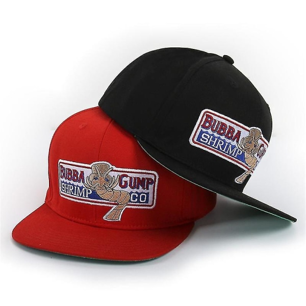1994 Bubba Gump Shrimp Co. Snapback-hatt Forrest Gump Costume Cosplay Broderad Snapback- cap Unisex justerbar cap 1 cps Baseball Cap Black