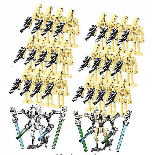 Star Wars Battle Droidit Rakennuspalikkasarja Mini Toimintahahmot Nukke Minifiguurit Lelut Työpöydän Koriste TAO 26pcs
