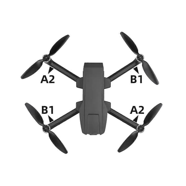 8 stk sammenleggbare propeller for HS720G RC Drone Quadcopter reservedeler tilbehør bladsett