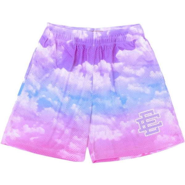 Eric Emanuel Camo Tryckta Shorts Herr Dam Mesh Shorts Gym Sport Träning Basketboll Sommar Snabb- qd DK82P
