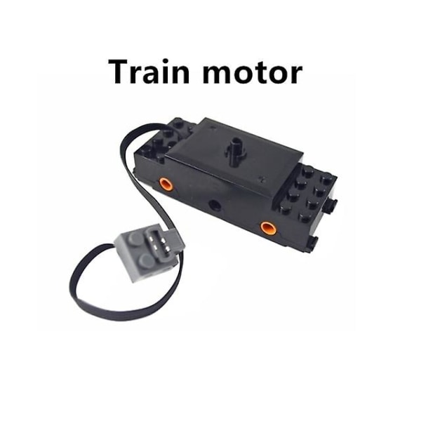 Motor flerfunktionsbyggklossar som är kompatibla med alla märken Train-motor