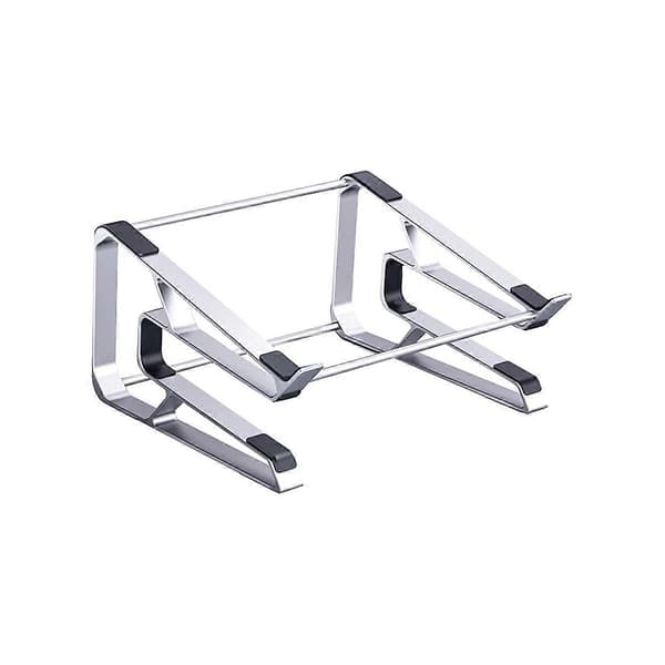 Bærbar stativ opbevaring aluminiumslegering tablet stativ desktop universel varmeafledning computer stativ, sølv